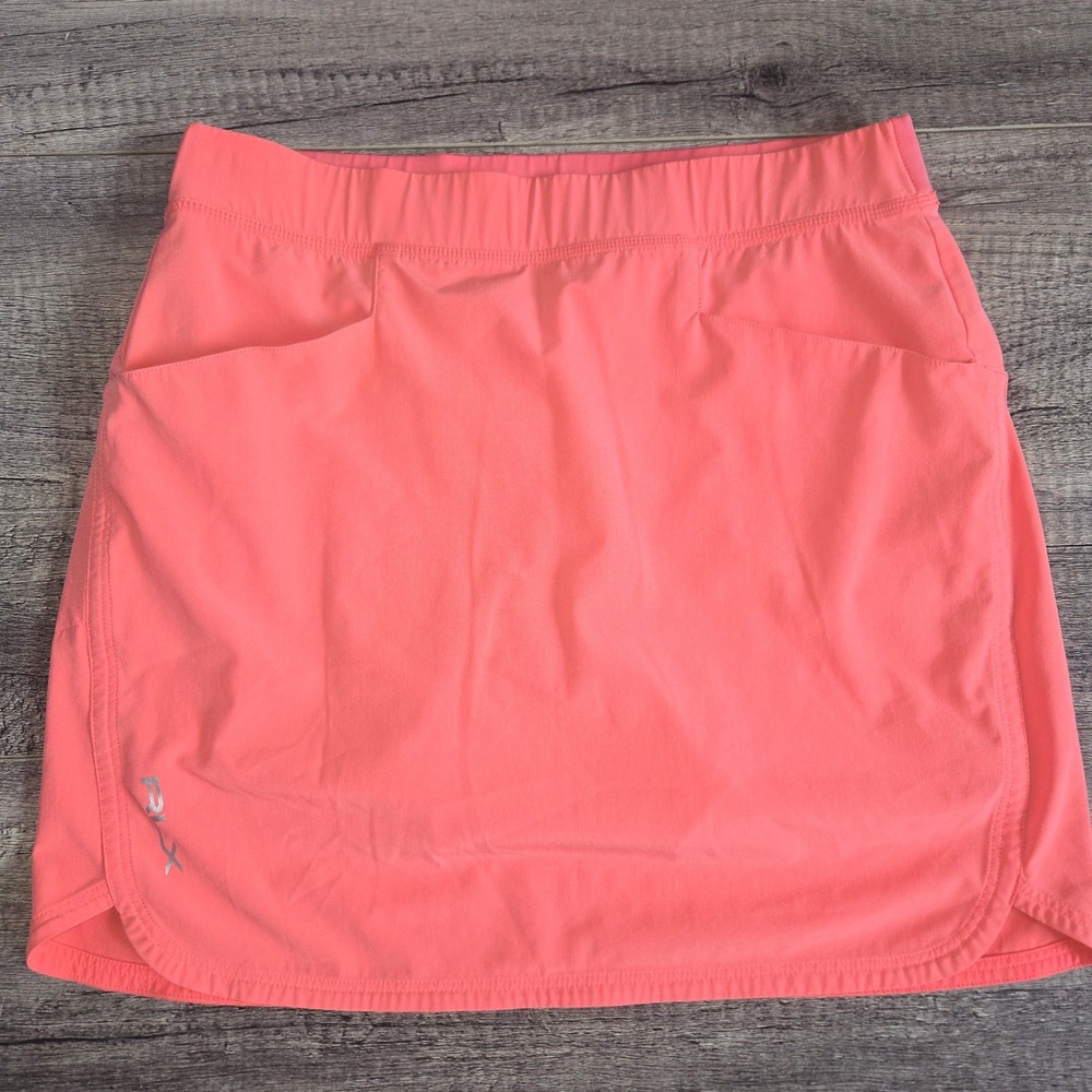 RLX Ralph Lauren Womens Coral Pink Stretch Athletic Golf Tennis Skort Size Small
